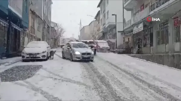 Tunceli'de kar yağışı etkili olmaya başladı