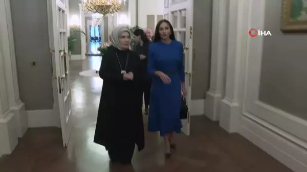 Emine Erdoğan, Mihriban Aliyeva ile görüştü