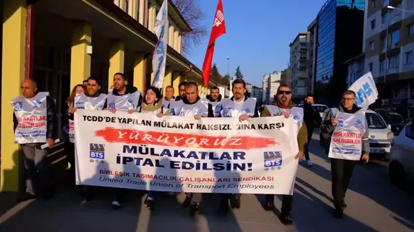 BTS Üyeleri TCDD Mülakatlarını Protesto Etti