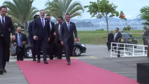 Dışişleri Bakanı Fidan, G20 Dışişleri Bakanları Toplantısı'nda mevkidaşlarına hitap etti