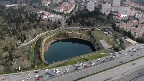 Kadıköy'de inşaat sahası su dolunca Google Maps'te göl olarak gösterildi