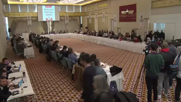 Diyarbakır'da 'Kürt Meselesinin Çözümü ve Barış Konferansı' başladı