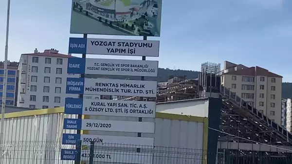 Yozgat'ta Yarım Kalan Stadyo İnşaatı