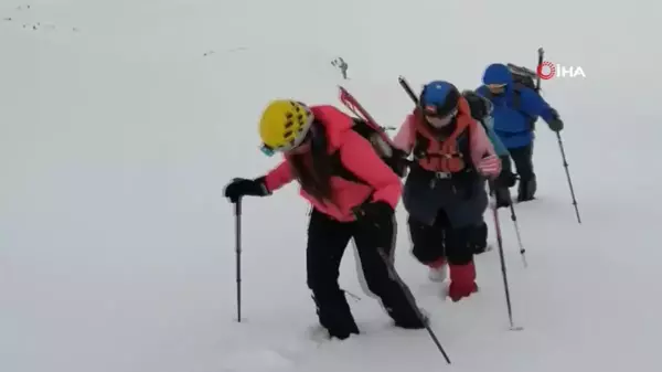 Van Gölü'ne dikkat çekmek için Berit Dağı'na tırmandılar