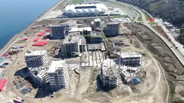 Trabzon Şehir Hastanesi'nin kaba inşaatı tamamlandı