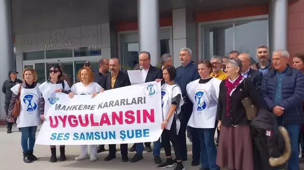 SES Samsun Şubesi, Barış Bildirgesi İmzacısı Prof. Dr. Taner Özbenli'nin Göreve İade Edilmemesine Tepki Gösterdi