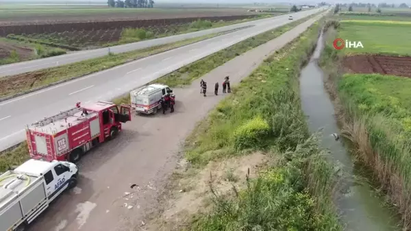 Hatay'da otomobil dereye uçtu: 2 ölü, 2 ağır yaralı