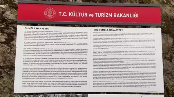 Sümela Manastırı'nda Bayram Yoğunluğu