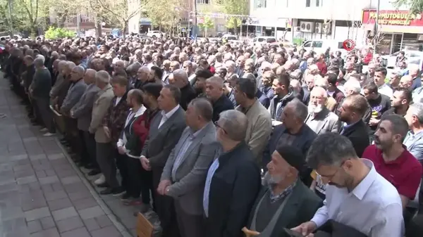 Malatya'da Filistin'de hayatını kaybedenler için gıyabi cenaze namazı kılındı