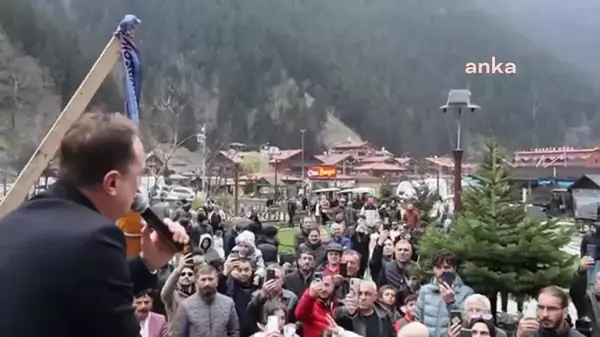 Uzungöl'de HES Projesi Protesto Edildi