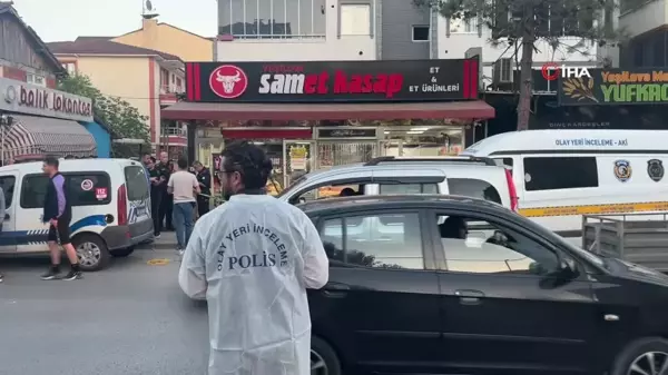 Kasap dükkanına pompalı tüfekle ateş açıldı, 1 yaralı