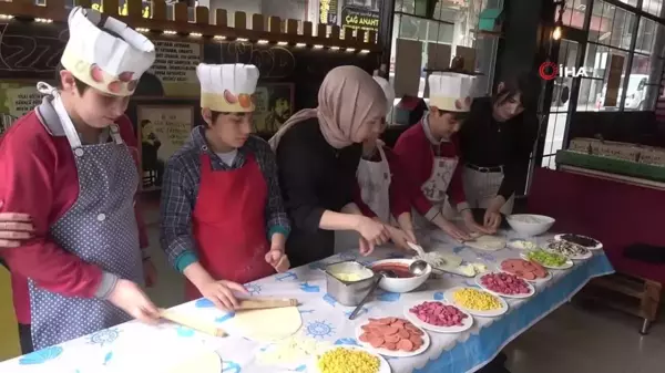 Özel öğrencilerden kendilerine özel pizza