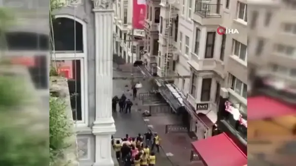 Taksim'e çıkmak isteyen gruba polis müdahalesi