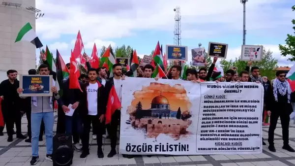 Eskişehir Osmangazi Üniversitesi Öğrencileri Filistin'e Destek Yürüdü