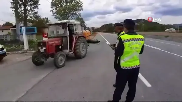 Jandarma ekipleri Mudurnu'da denetimlerini sıkılaştırdı