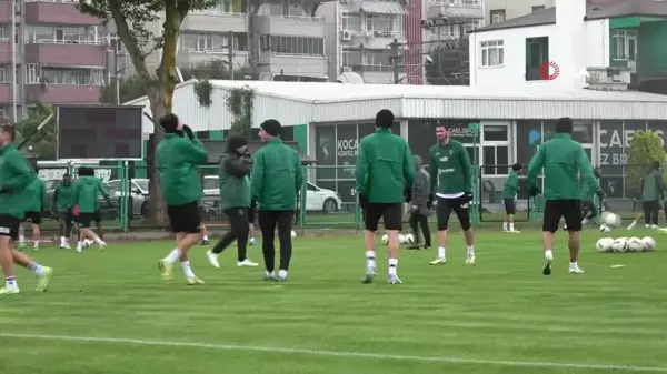 Kocaelispor, Çorum FK maçı hazırlıklarını sürdürdü