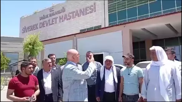 CHP Milletvekili Tanal, Siverek Devlet Hastanesi'nde yaşanan sağlık sorunlarını gündeme getirdi