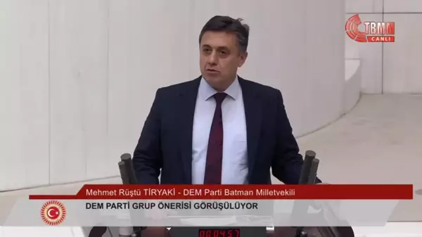 DEM Parti'nin 'yargıdaki çürümenin nedenlerinin araştırılması' önerisi reddedildi