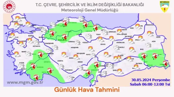 Bugün bazı bölgelerde kuvvetli yağış bekleniyor