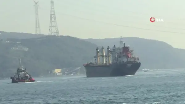 176 Metre Boyundaki Gemi Makine Arızası Yaptı, İstanbul Boğazı Gemi Trafiğine Kapatıldı