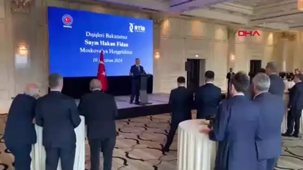 Dışişleri Bakanı Hakan Fidan, Rus-Türk İşinsanları Birliği etkinliğine katıldı