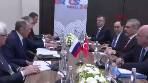 Dışişleri Bakanı Hakan Fidan, Rusya Dışişleri Bakanı Sergey Lavrov ile görüştü