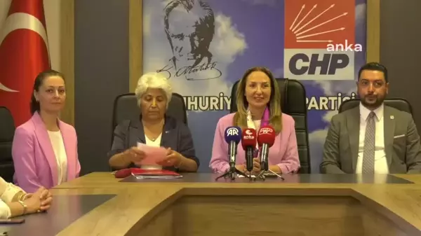 CHP Kadın Kolları Genel Başkanı Aylin Nazlıaka, kadın cinayetlerini ve hak ihlallerini eleştirdi