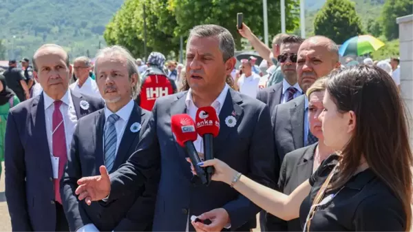 CHP Genel Başkanı Özgür Özel, Srebrenitsa Katliamı Anma Törenine Katıldı