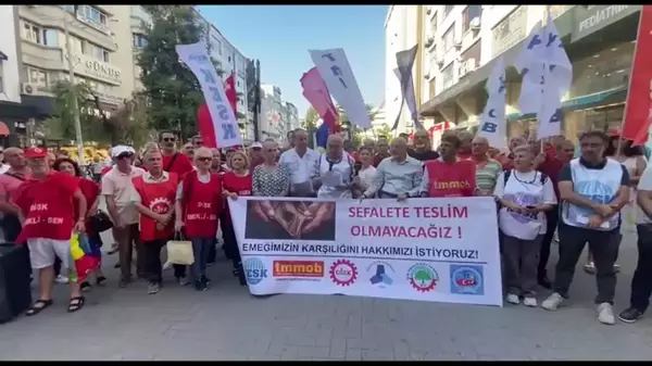 KESK ve emekli sendikaları emekli maaşları ve asgari ücrete tepki gösterdi