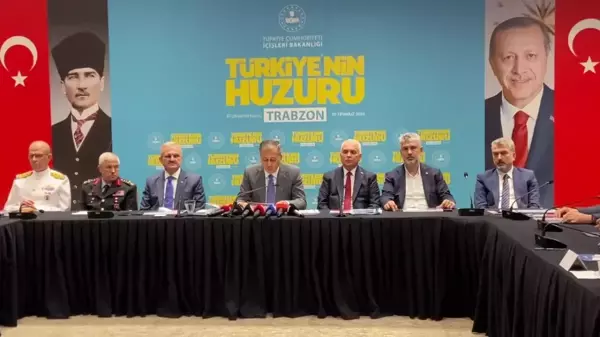 İçişleri Bakanı Yerlikaya: Trabzon'da terörün kökünü kazıyoruz