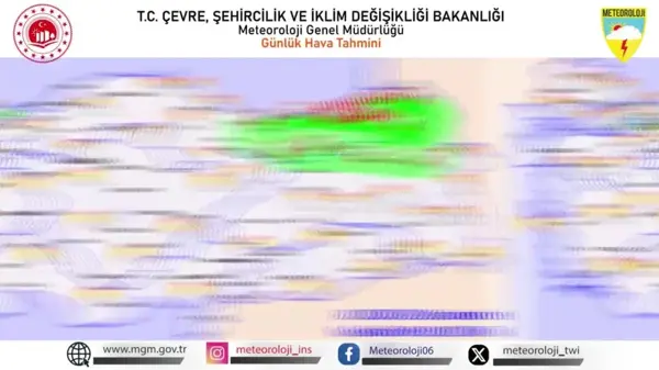 Yerel Kuvvetli Sağanak Yağış Bekleniyor