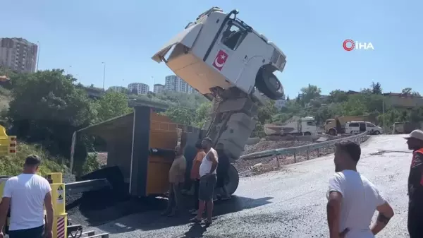 Devrilen Mercedes'in kupası şaha kalktı