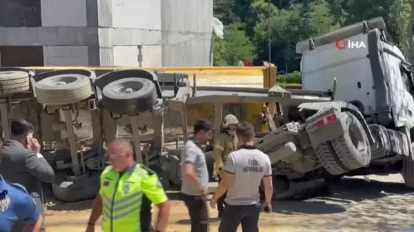 Sarıyer'de inşaat işçisi hafriyat kamyonunun altında kalarak hayatını kaybetti