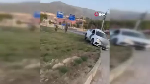 Polisin dur ihtarına uymayıp kaçan 3 kişiden biri kaza yapınca yakalandı