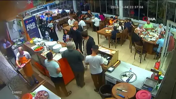 Ordu'da savcı ile restoran çalışanları arasında gerginlik kamerada