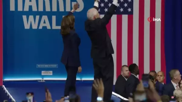 Kamala Harris ve Tim Walz İlk Seçim Mitingini Gerçekleştirdi