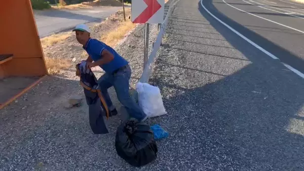 Elazığ'da drondan kaçan şahsın tepkileri görenleri güldürdü