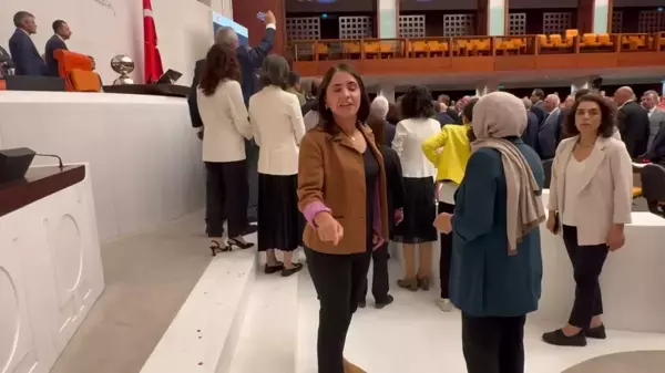 TBMM Genel Kurulu'nda DEM Parti Grup Başkanvekili'ne saldırı