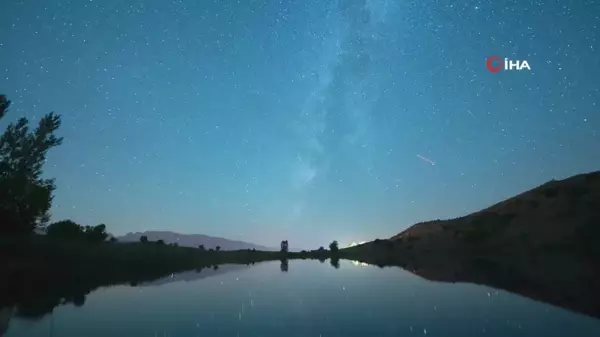 Perseid Meteor Yağmuru Erzincan'da Eşsiz Görüntüler Ortaya Çıkardı