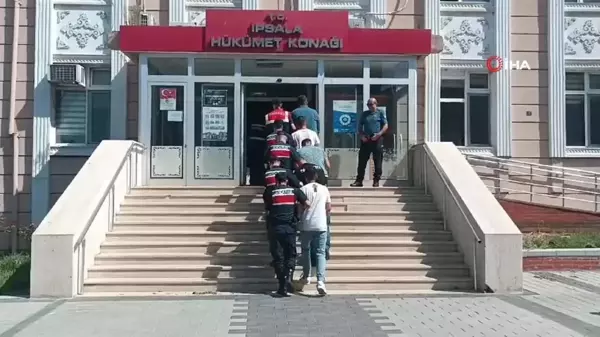 Edirne'de yasadışı yollardan yurt dışına kaçmaya çalışan 8 şahıs yakalandı