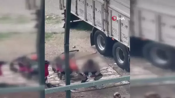 Sokak ortasında uyuşturucu kullanan şahıs video kaydı sayesinde yakalandı