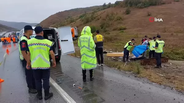 Samsun'daki kazada ölen 3 kişinin cansız bedeni otopsi için morga kaldırıldı