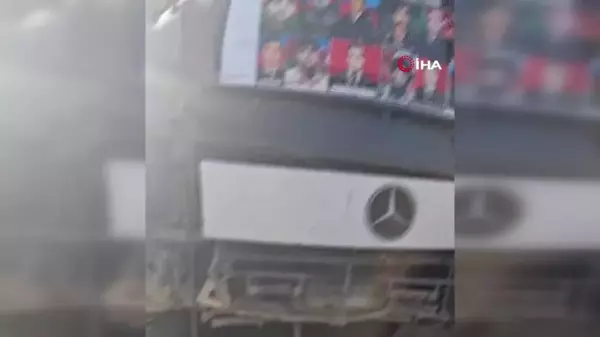 Gürcistan plakalı Mercedes marka otobüs şarampole yuvarlandı: 2 yaralı