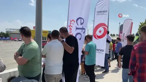 Konya'da Slalom Yarışı ve Drift Gösterisi