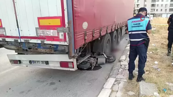 Manisa'da 1 kişinin öldüğü motosiklet kazasının görüntüleri ortaya çıktı