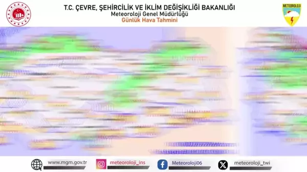 Bugün Türkiye genelinde hava durumu