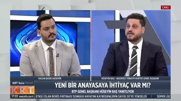 Hüseyin Baş'tan HÜDA PAR'a Sert Tepki: '4. Maddeyi Değiştirmek Vatandaşa Dalga Geçmektir'