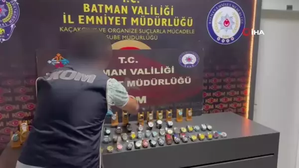 Batman'da 62 Adet Kaçak Saat Ele Geçirildi