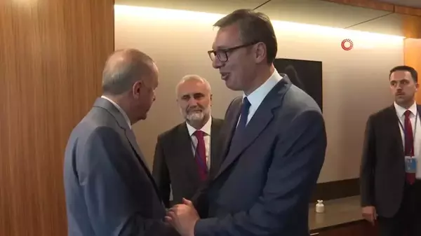 Cumhurbaşkanı Erdoğan, Sırbistan Cumhurbaşkanı Vucic ile görüştü