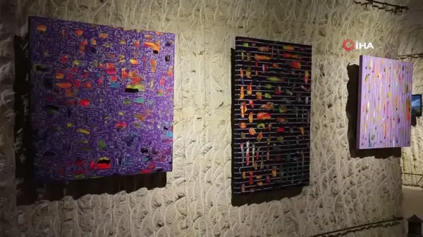 Kapadokya'da 10 Sanatçının Eserleri Sergilendi